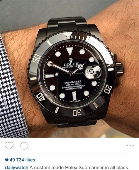 black market rolex watches|custom black rolex watches.